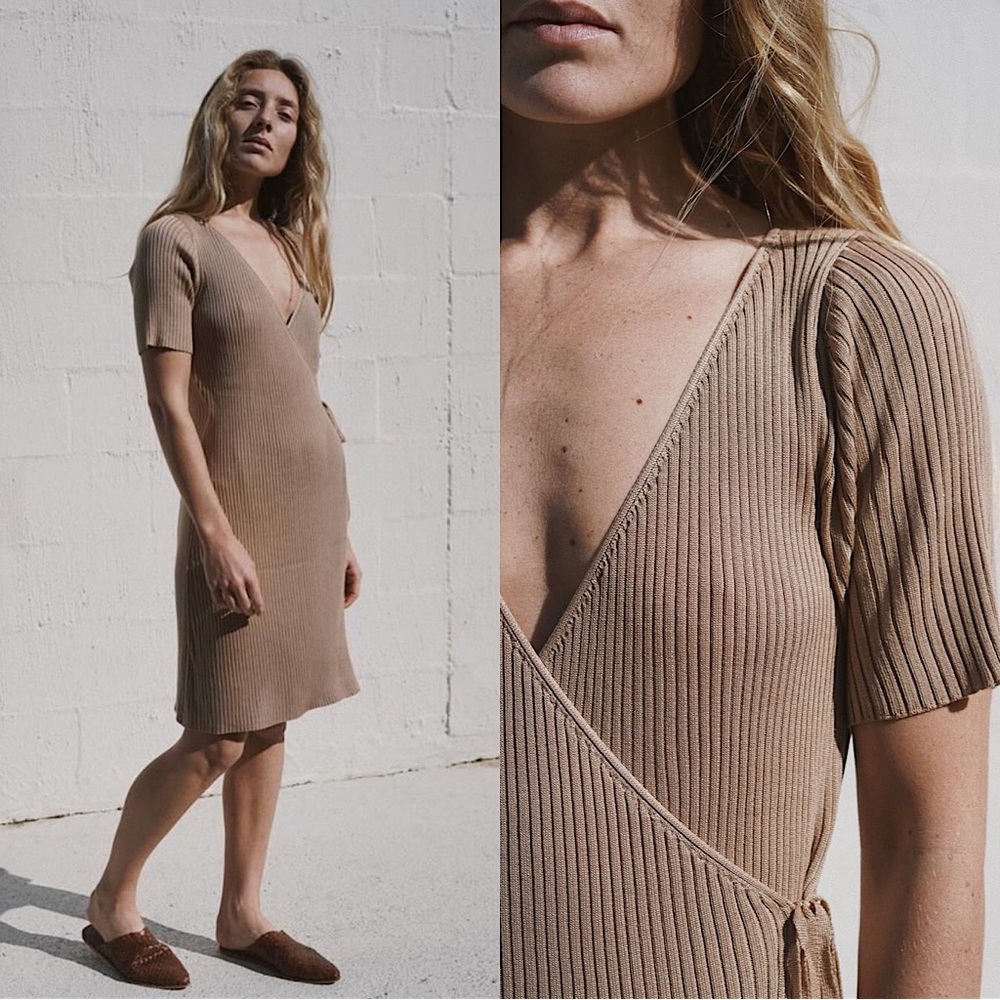 ST. AGNI ANAIS WRAP DRESS